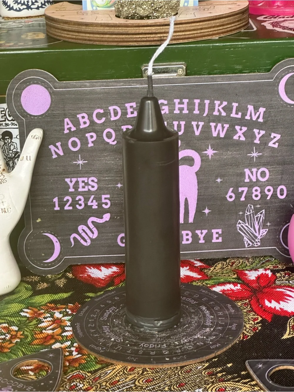 Black Jumbo Spell Candle
